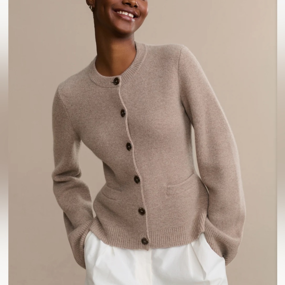 NWT Jenni Kayne - Cooper Cardigan, taupe, size Medium